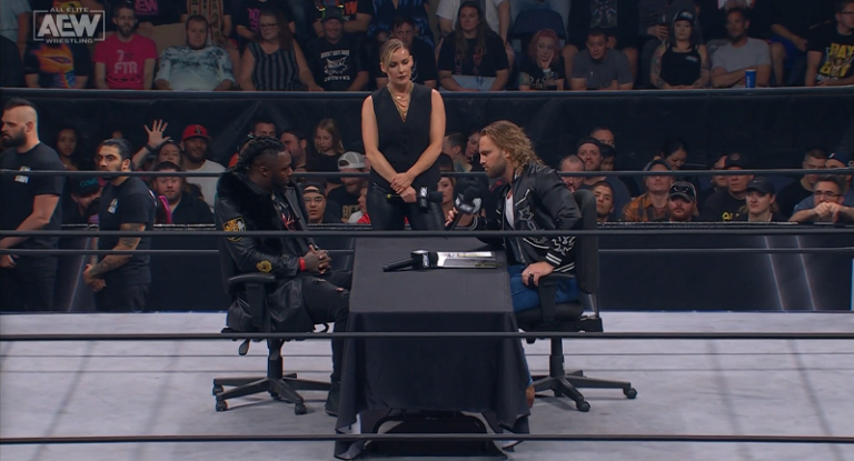 AEW Dynamite Results: Hangman Page & Swerve Strickland Sign Contract For WrestleDream After Heated Confrontation, Julia Hart Defeats Willow Nightingale (09/27) AEW Dynamite Results: Hangman Page & Swerve Strickland Sign Contract For WrestleDream After Heated Confrontation, Julia Hart Defeats Willow Nightingale (09/27)