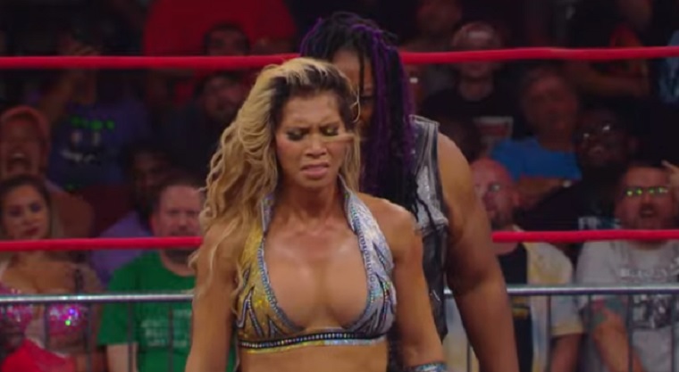 Impact Wrestling IMPACT! 1000 Results (9/21) – 5 on 5 Knockouts- Trinity, Jordynne Grace, Mickie James, Gail Kim, and Awesome Kong w/Raisha Saeed Defeated Deonna Purrazzo, Tasha Steelz, Giselle Shaw, Savannah Evans, and Angelina Love w/Jai Vidal and Velvet Sky by Pinfall Impact Wrestling IMPACT! 1000 Results (9/21) - 5 on 5 Knockouts- Trinity, Jordynne Grace, Mickie James, Gail Kim, and Awesome Kong w/Raisha Saeed Defeated Deonna Purrazzo, Tasha Steelz, Giselle Shaw, Savannah Evans, and Angelina Love w/Jai Vidal and Velvet Sky by Pinfall